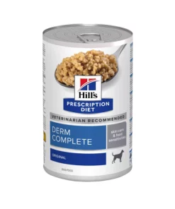 Alternative view of 1 Lata Hill's Prescription Diet Alimento Húmedo para perro, Derm Complete Rice & Egg Recipe Canned Dog Food, 370g