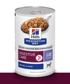 1 Lata Hill's Prescription Diet Canine Digestive Care i/d Low Fat, Cuidado Digestivo, Bajo en Grasa para Perro, 369 g