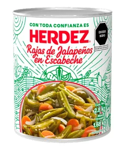 Chiles Herdez Rajas 2.8 KGS